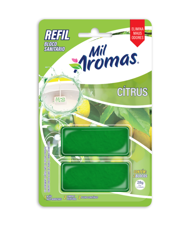Bloco Sanitário Mil Aromas Refil 28g